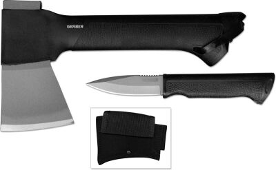 Gerber 31001054 Gator Balta + Bıçak Set - 1
